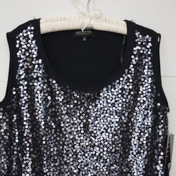 Jones New York Tank with Sequence Size 1X - Picture 5 of 10